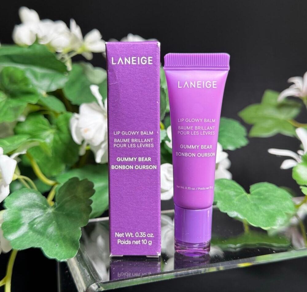 LANEIGE Lip Glowy Balm - Gummy Bear Sheer Tinted Lip Gloss Moisturizer NEW